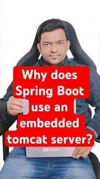 Why does Spring Boot use an embedded Tomcat server #java #coding #springboot #javainterview