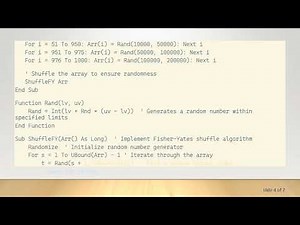 Generate Random Numbers Distributed in VBA Across Defined Ranges
