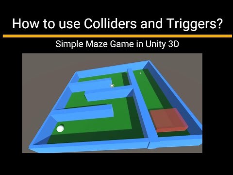 Unity 3D Maze Game Tutorial: Create a Simple Game with Colliders, Triggers & Keyboard Control | 2026