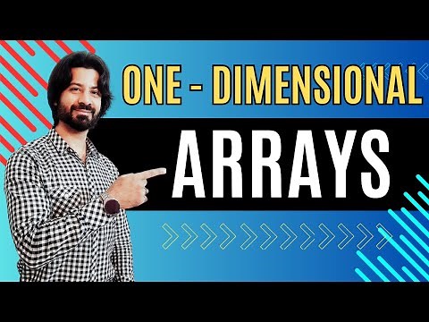 1D ARRAYS (One Dimensional ARRAY (Part 1)) with Majid Tahir Free CS classes at D Code Academy