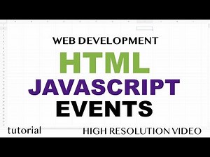 JavaScript Event Listeners, Click Event - HTML5 & JavaScript - Part 9