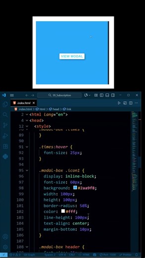 Building a Subscription Model design using html css and JS | JavaScript Projects
