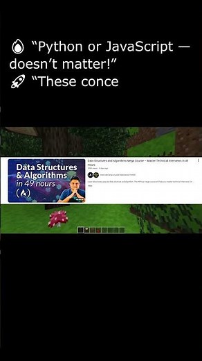 🚀 FreeCodeCamp just dropped a 49-hour Data Structures & Algorithms course — totally FREE! #coding