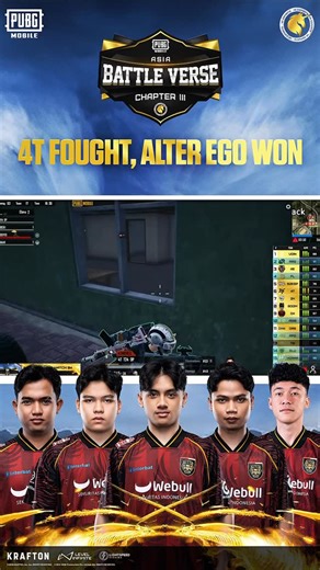 141 ESPORTS on Instagram: "4T fought hard, leaving no stone unturned! Alter Ego claimed the win, but 4T showed true power. Intense battles, insane rotations, and clutch moments! Every fight tells a story who’s next to rise? Managed and Produced by @esportsgrindarena 📺 Watch it live daily from January 8 to February 6 only on 141 ESPORTS! 📅 Match Start Timings: 🇮🇩🇹🇭 16:30 PM 🇲🇾🇨🇳🇲🇳 17:30 PM 🇲🇲 16:00 PM 🇵🇰 14:30 PM 🇳🇵 15:15 PM Who are you backing today? 🔥 💬 Vote for your favouri