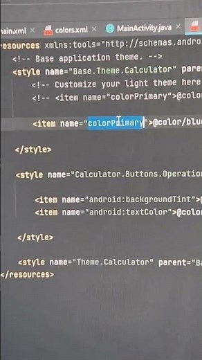 Customizing Your Android App: Changing the Color Primary in Android Studio