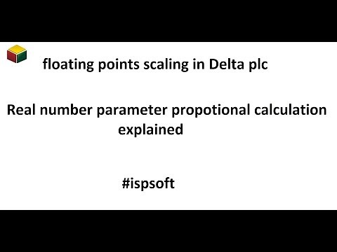 Delta PLC floating point scaling , ispsoft