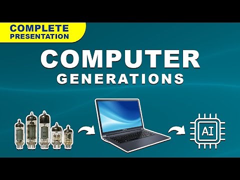 Computer Generations | Computer Generations 1 to 5 explained | completed Presentation