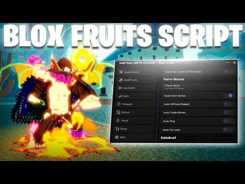Blox Fruits Script — NO KEY (Auto Farm, Mastery Farm, Fruit Sniper, Auto Raid, Auto Boss, Sea Event)