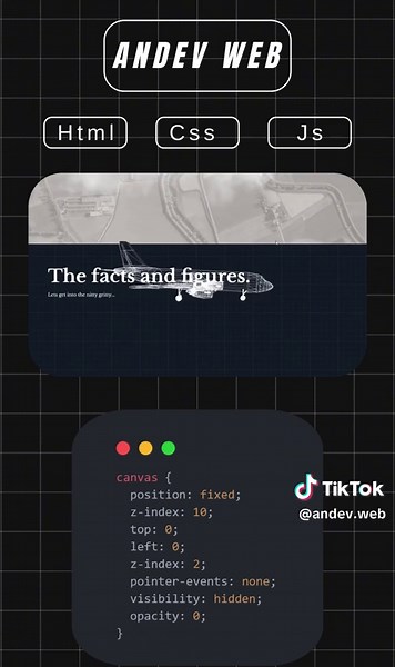 Create Parallax Animated Airplane with HTML and CSS