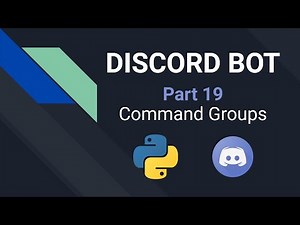 Discord Bot mit Python programmieren | Part 19: Command Groups | Pycord Tutorial Deutsch