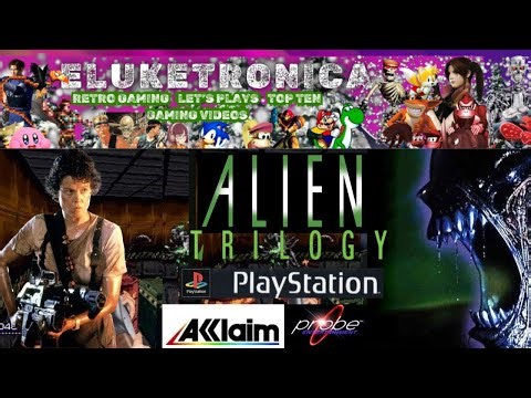 Alien Trilogy Let's Play Playstation One Killer Queen and hard bloke Marines