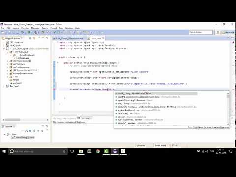 Setup Apache Spark in eclipse JAVA, Maven Developing Spark Java Applications
