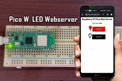 Getting Started with Raspberry Pi Pico W and building a LED Webserver using Micropython