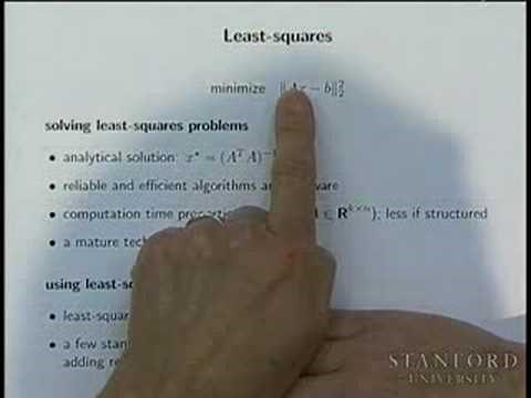 Lecture 1 | Convex Optimization I (Stanford)