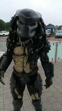 Predator costume with sound effects system