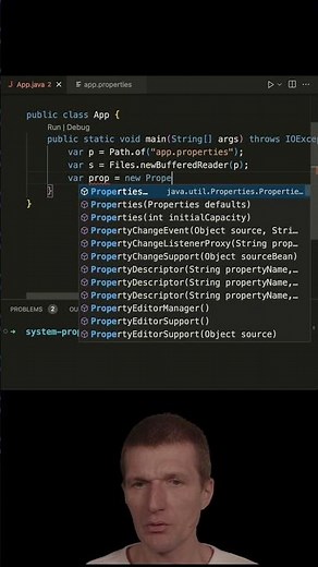 How To Read a Configuration File #java #shorts
