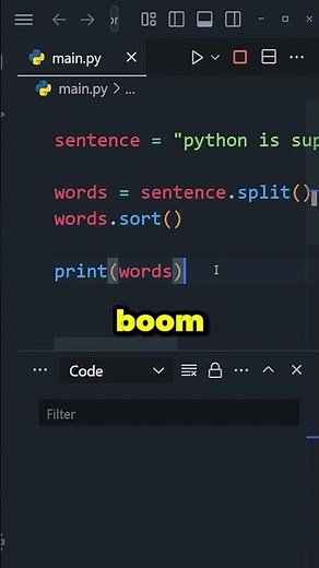 Sort and Print Words in Python – So Easy! 🔥🐍