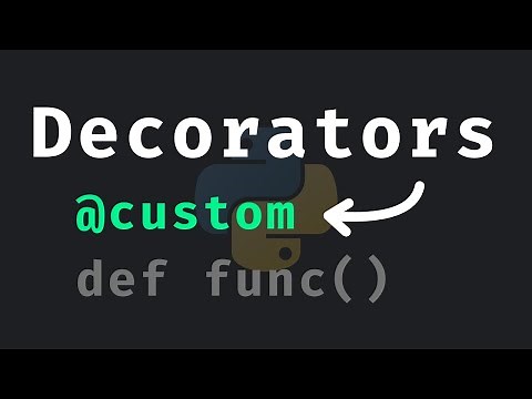 How To Make A Simple Function Decorator (Python Recipes)