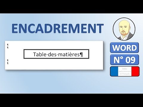 Word 09 - How to frame a title