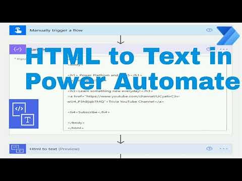 Convert HTML to Text in Power Automate(Microsoft Flow)