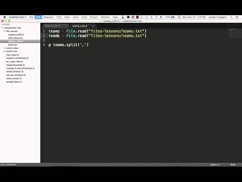Reading files into a Ruby program