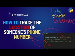 Python Phone Number Location Tracing: A Step-by-Step Guide