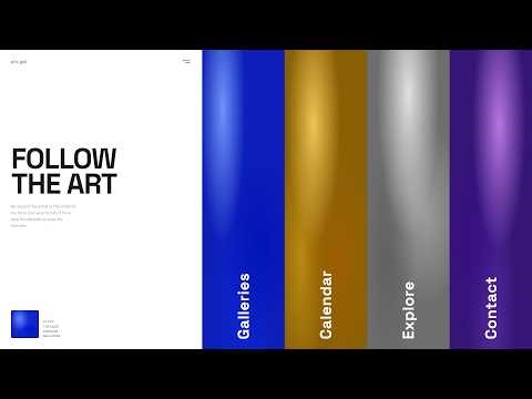 Building an Art Gallery UI with Expanding Panel Animations