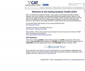 Coding Analysis Toolkit Instructions