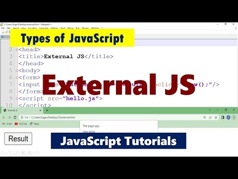 External JS | Working with External JavaScript Files: How to Link and Use Them in Your Web Projects