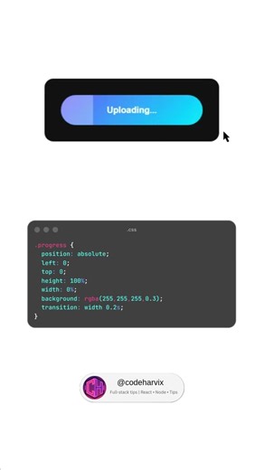 Insane Animated Upload Button 😱 | HTML CSS JavaScript