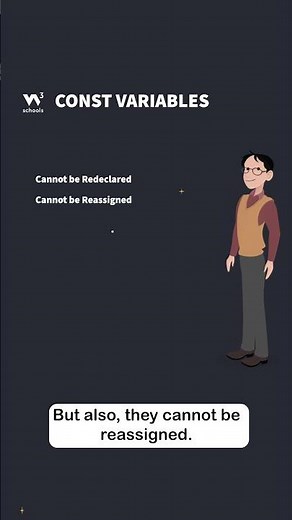 JavaScript const - Part 2 - const Need to Know - #w3schools #javascript #programming
