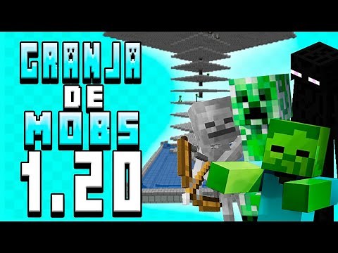 GRANJA de MOBS 1.20 - 1.21 - Automatica y AFK - Tutorial Minecraft Java