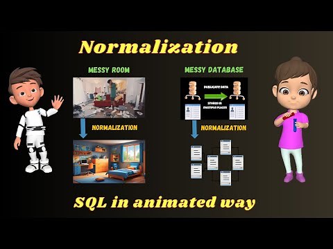 Normalization explained in 5 mins | Normalization in animated way #sql