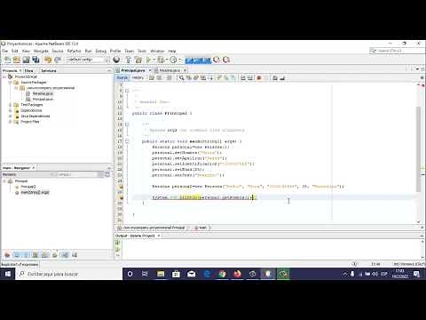 Creación de Proyecto y clases en java con Apache Netbeans
