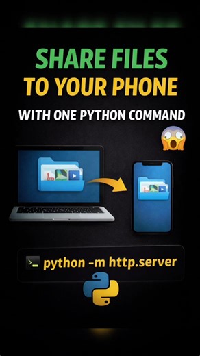 Share Files to Your Phone Using Python