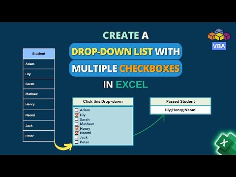 Create Multi-checkbox dropdown lists