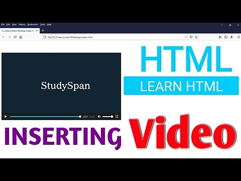 How To Upload Video in HTML | Insert video in HTML using Notepad