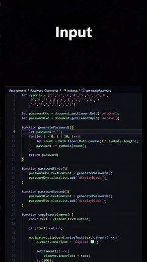 I Built a Password Generator in JavaScript