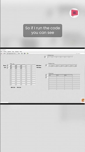 Create Arrays Programmatically in LabVIEW – Fast & Efficient! | Beginner Friendly #ai #labview