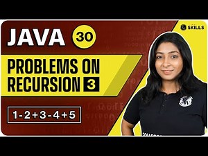 Recursion Questions - 3 | k multiples | Alternate Sum Series | | Lecture 30 | Java and DSA Course