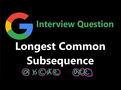 Longest Common Subsequence - Dynamic Programming - Leetcode 1143