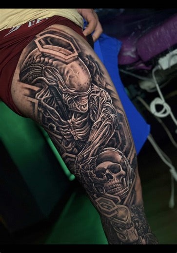 Alien Tattoo Ideas for Unique Body Art
