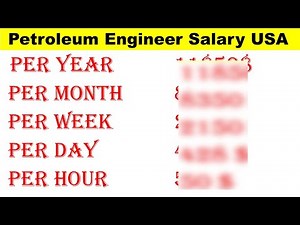 Petroleum Engineer Salary in USA | Petroleum Engineering Salaries in USA | #salary #salaries #jobs
