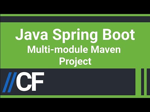 Java Spring Boot - How to Create Maven Multi Module Project