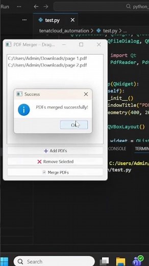 Build a Python PDF Merger Tool | Drag & Drop Desktop App