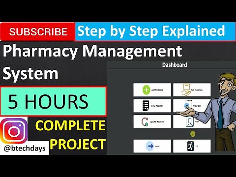 Pharmacy Management System in java (JFrame, Netbeans IDE, Mysql) Complete Project (step by step)
