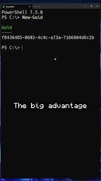 Generate GUID's in Version 7 using PowerShell