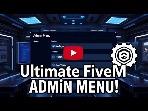 How to Install & Use a Powerful Admin Menu in FiveM (QBCore & ESX) | 2025