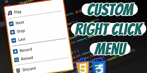 Make a Custom Right Click Menu with Javascript