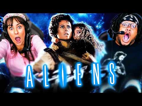 ALIENS (1986) MOVIE REACTION!! FIRST TIME WATCHING!! Ellen Ripley | Xenomorph | Review